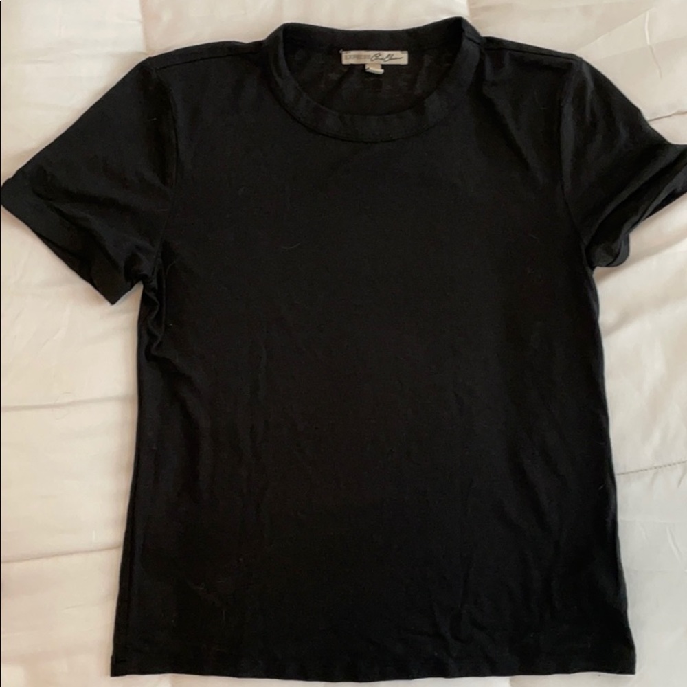 Express Luxe Black Tee